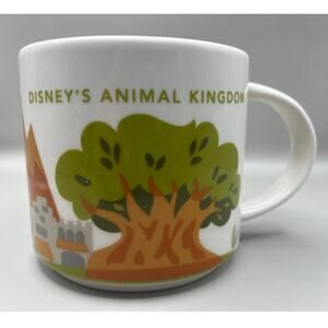 Starbucks Animal Kingdom You Are Here Mug Cup Disney Parks 14oz USED